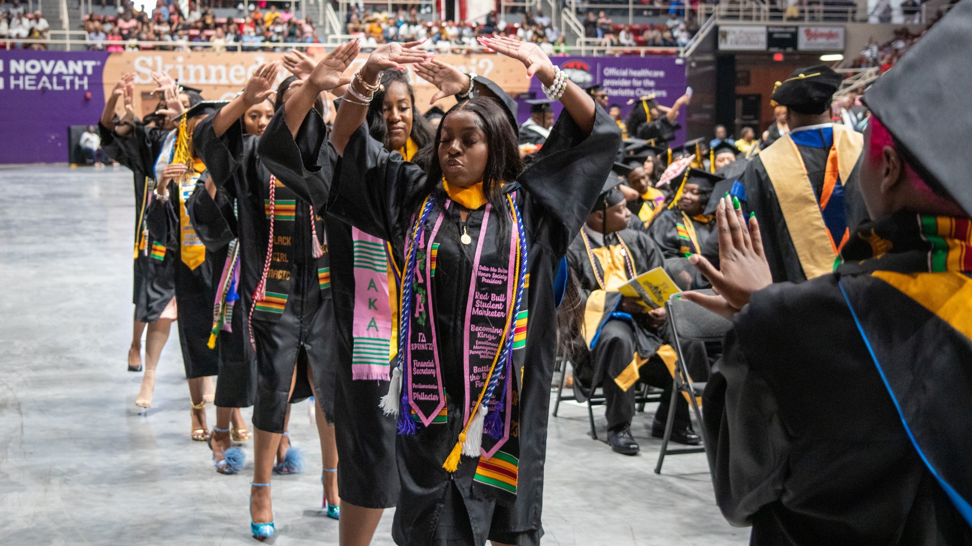 Students celebrate during Commencement 2023