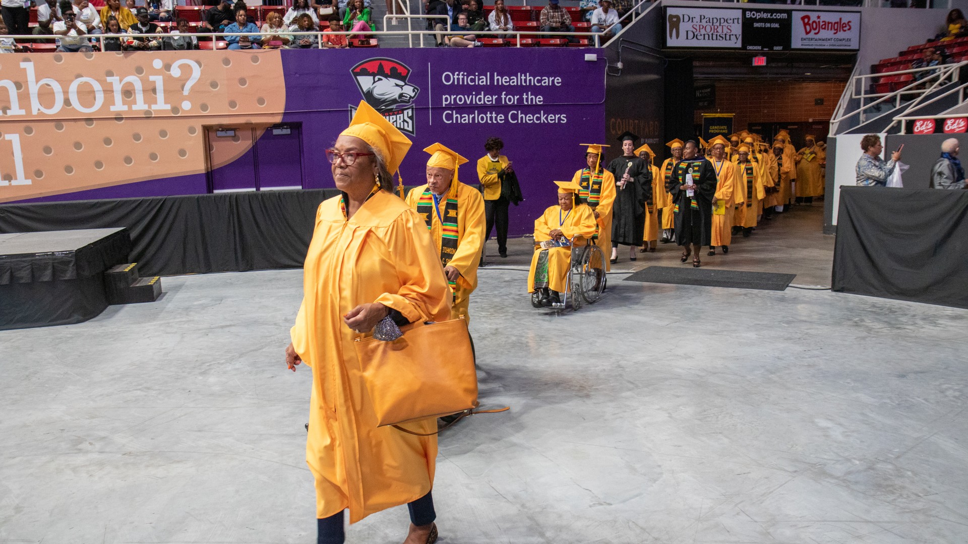 Alumni processing during Commencement 2023