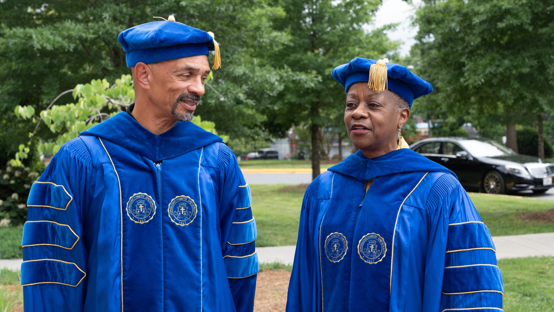 Trustee Steven L. Boyd and Trustee Christy S. Bryant ‘75