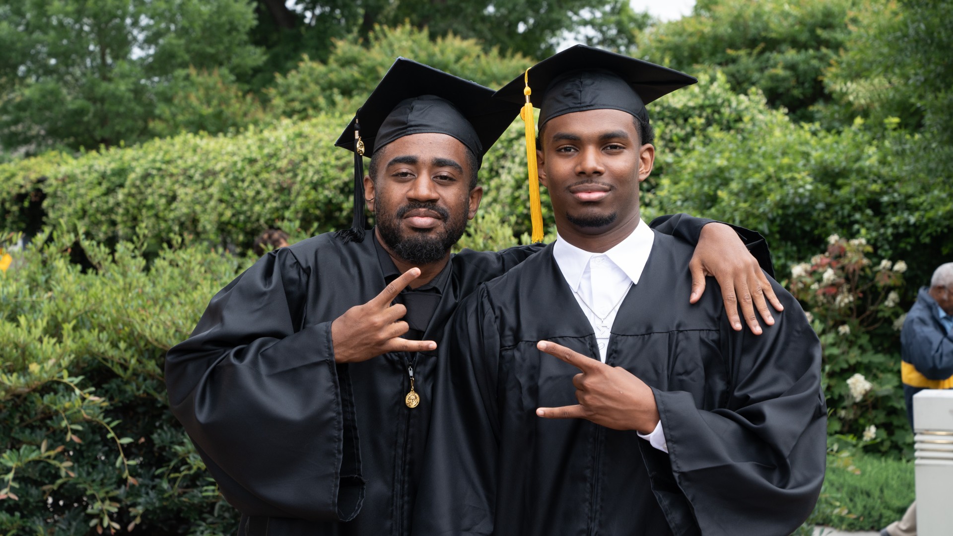 Students and faculty after Baccalaureate 2023