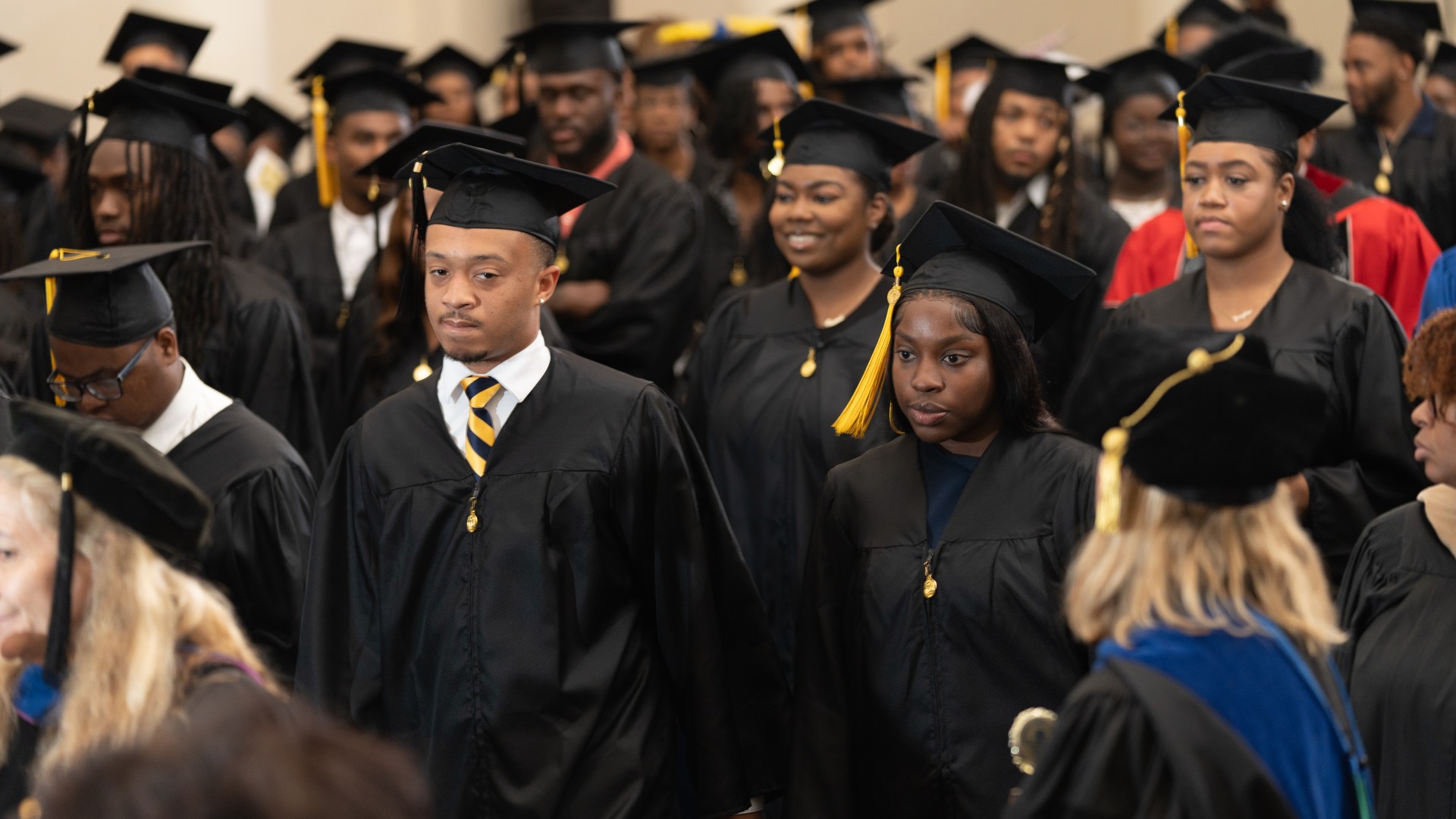 Students process during the 2023 Baccalaureate Service