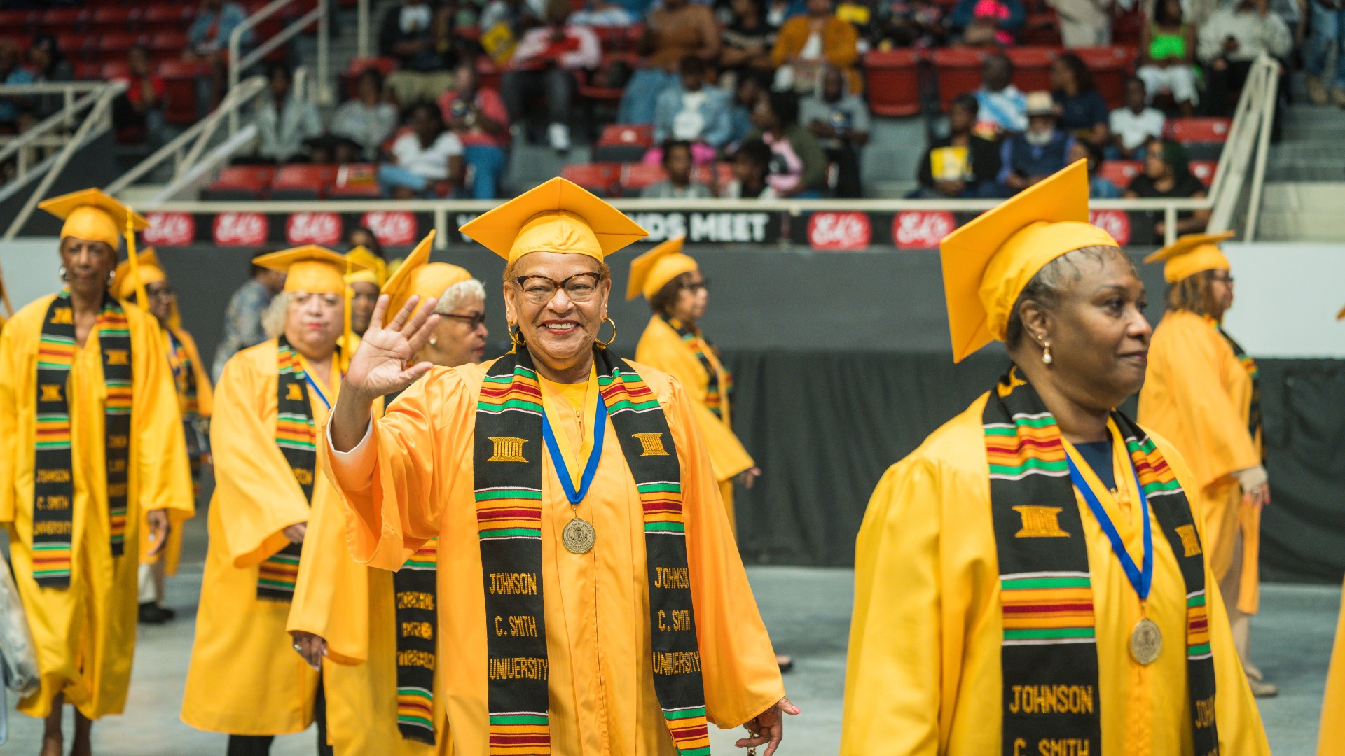 Alumni processing during Commencement 2023