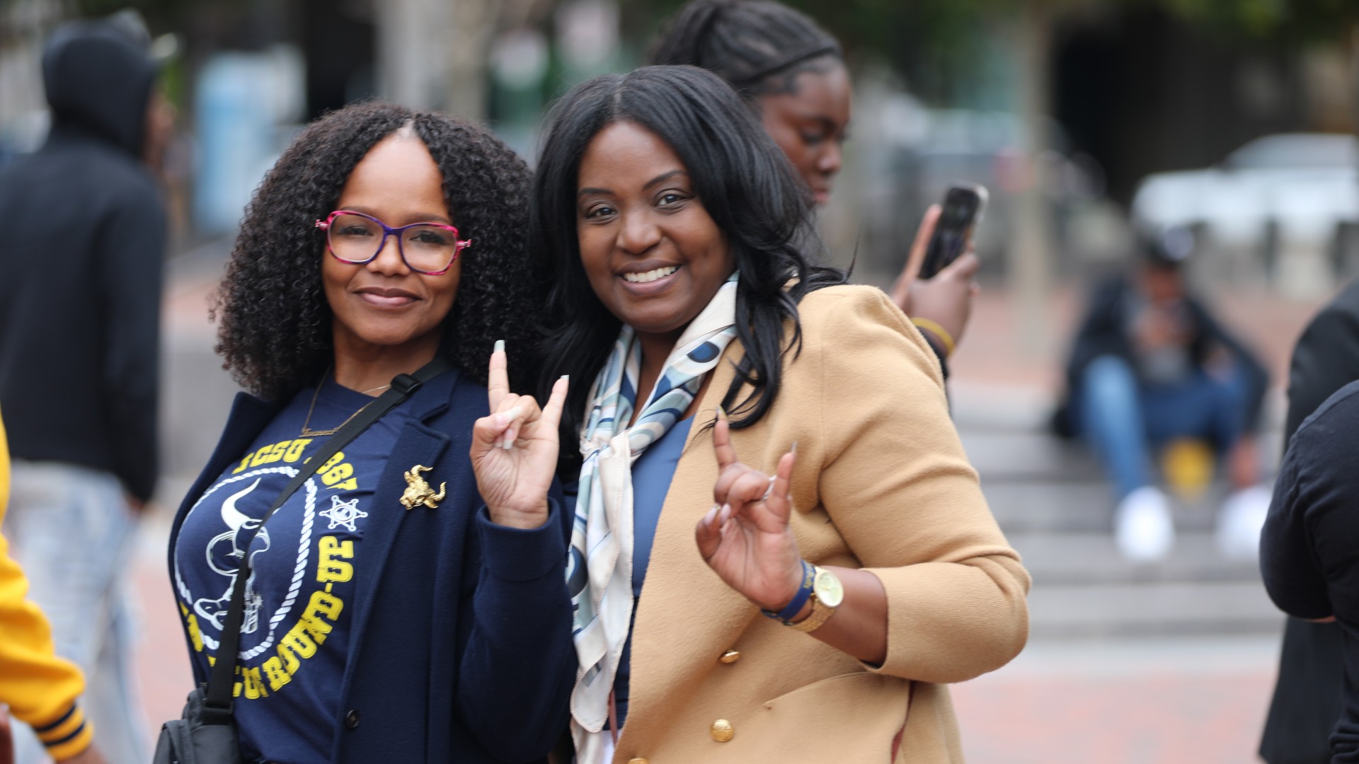 Dwanna Glover and Darlene Dorceus in Boston