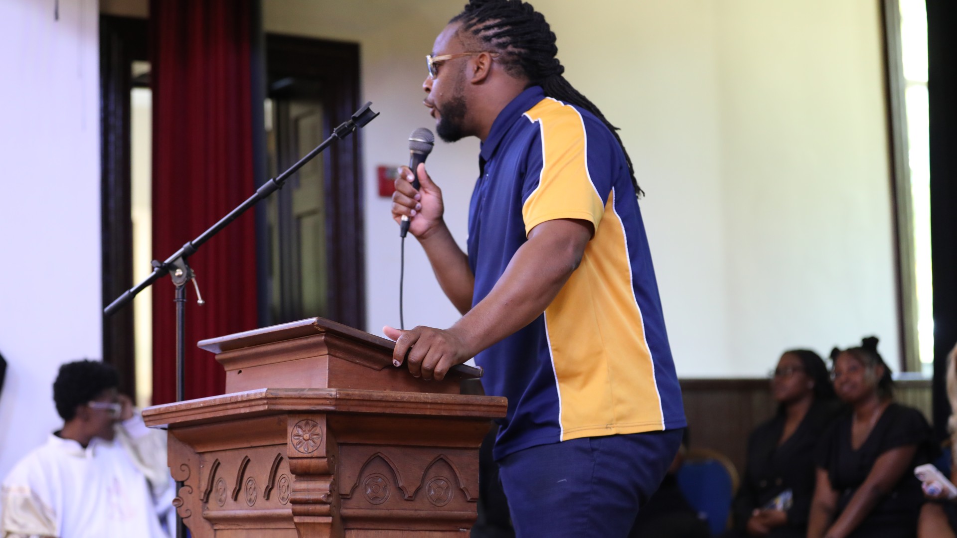 Bluefield State Mascot Funeral