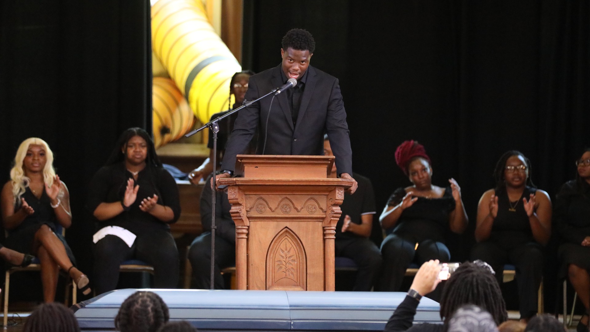 Bluefield State Mascot Funeral