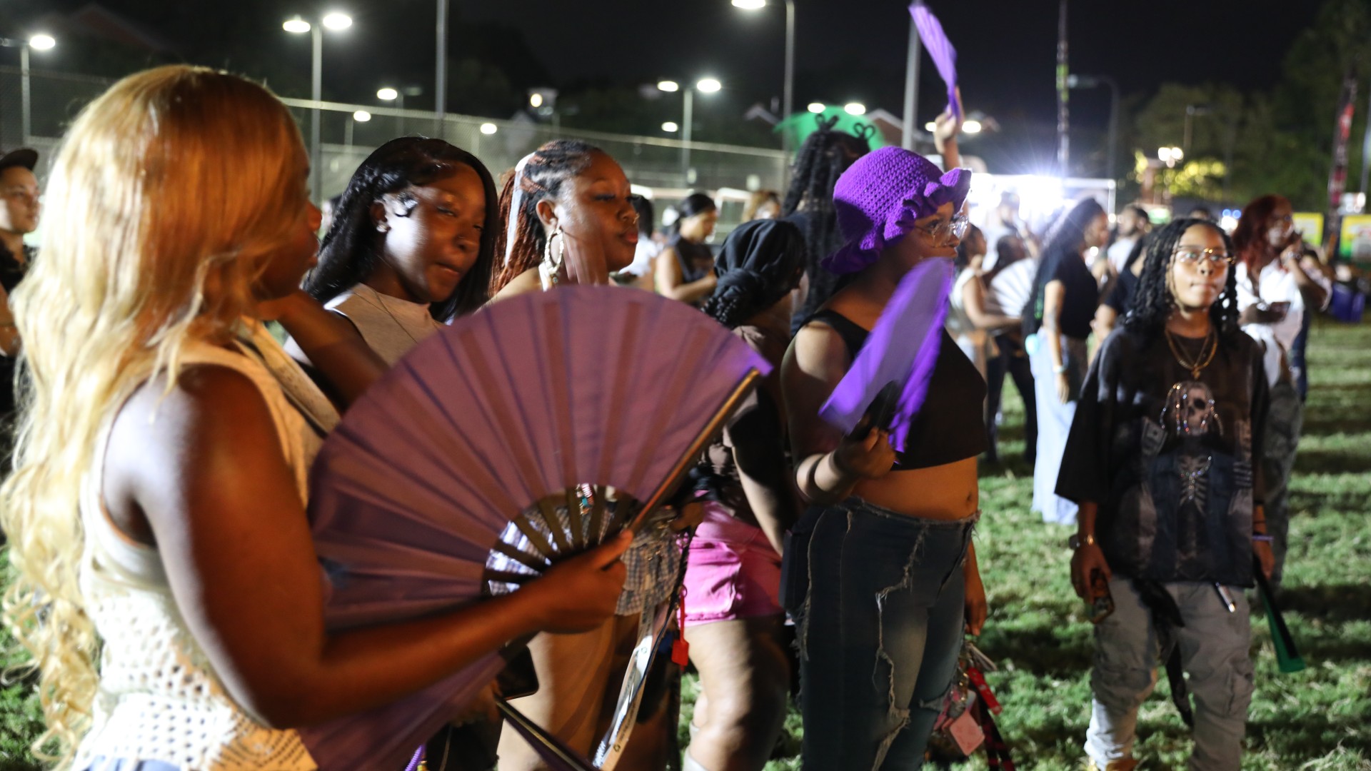 Students having a good time at the Rodeo Royale at Homecoming 2025