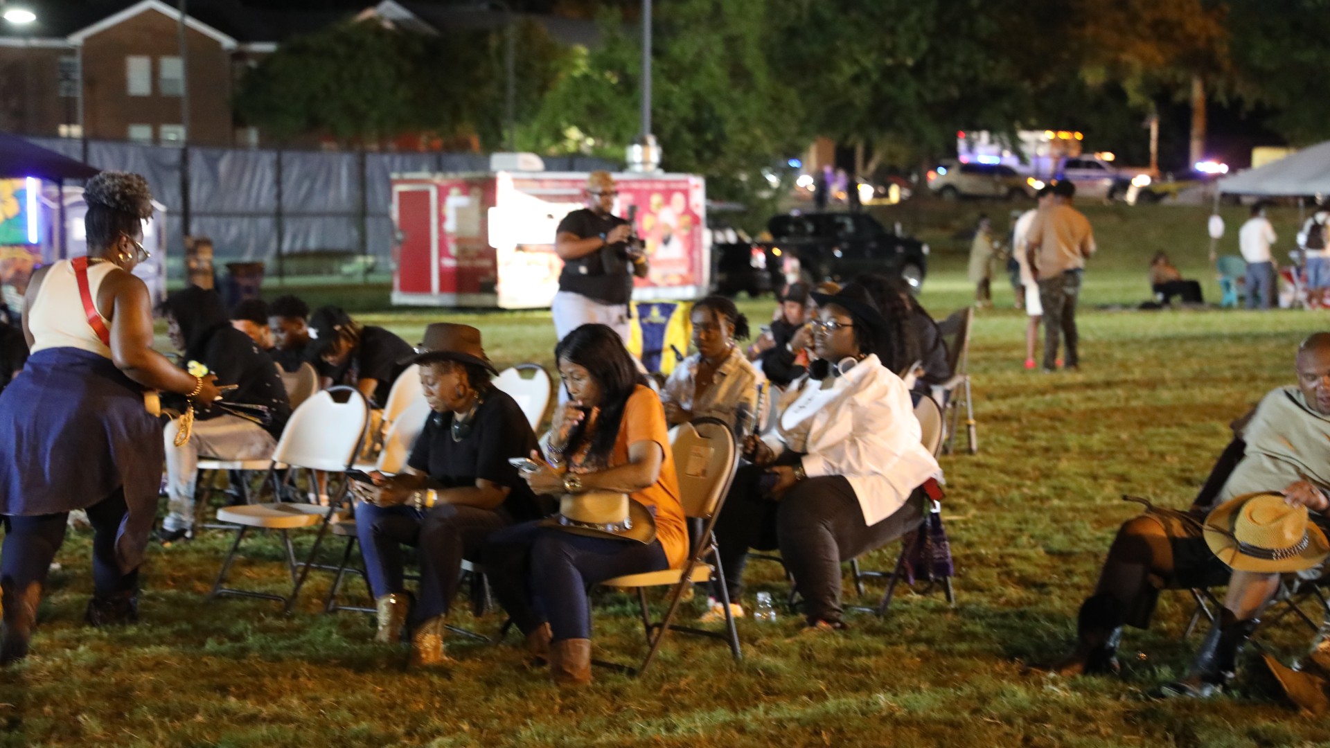 Students having a good time at the Rodeo Royale at Homecoming 2025