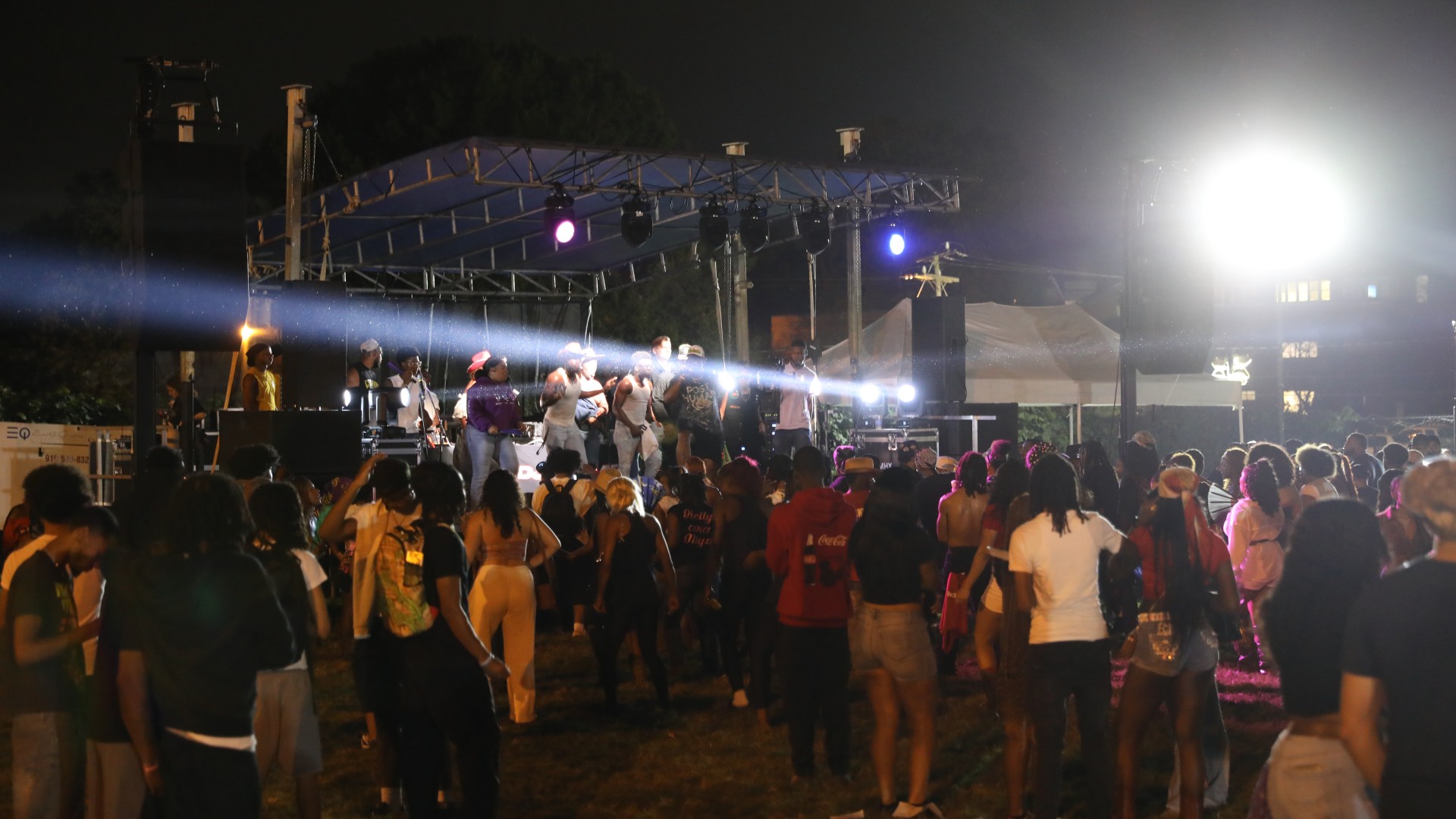 Students having a good time at the Rodeo Royale at Homecoming 2025