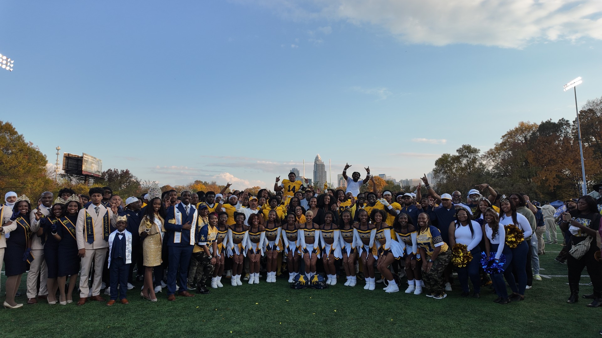 Group Shot at the end of the game