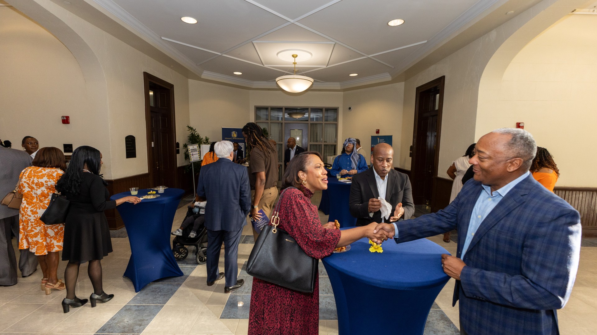 Photo from the reception before The Way Forward event