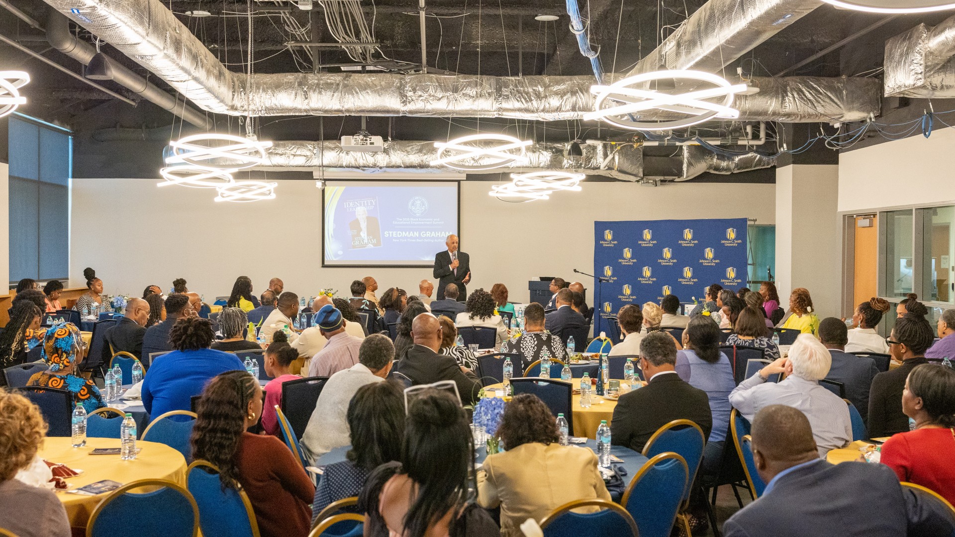 Stedman Graham talks at the Black Economic and Education Summit
