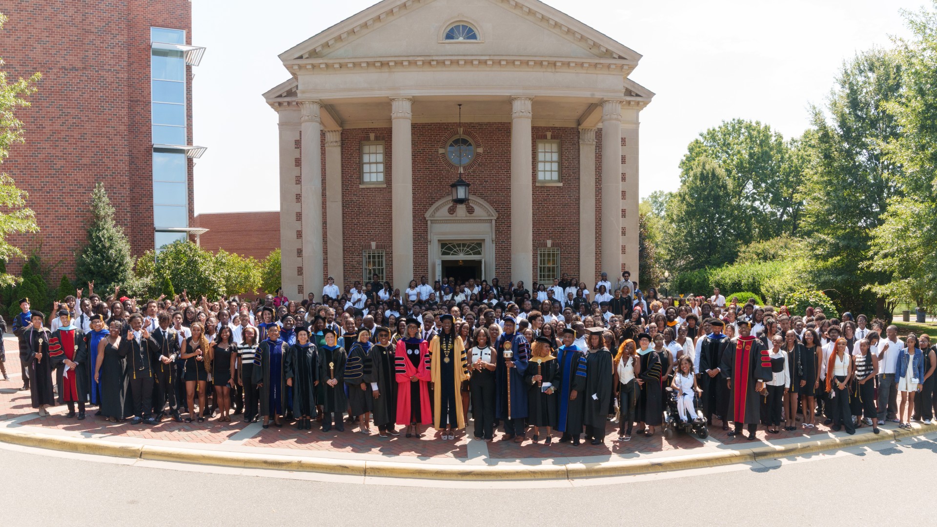 Group photo after Freshman Convocation