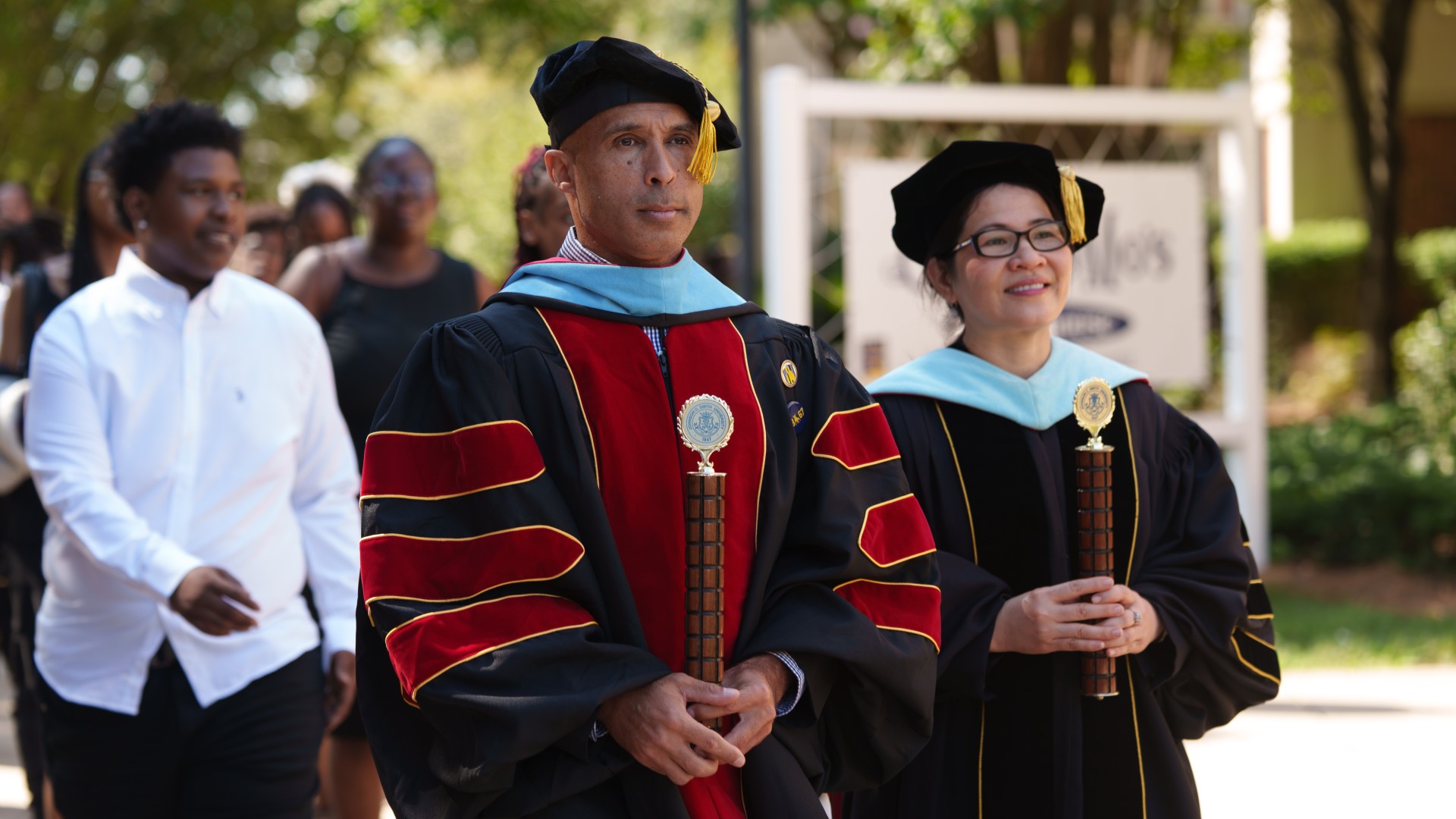 Photo from the Convocation Procession