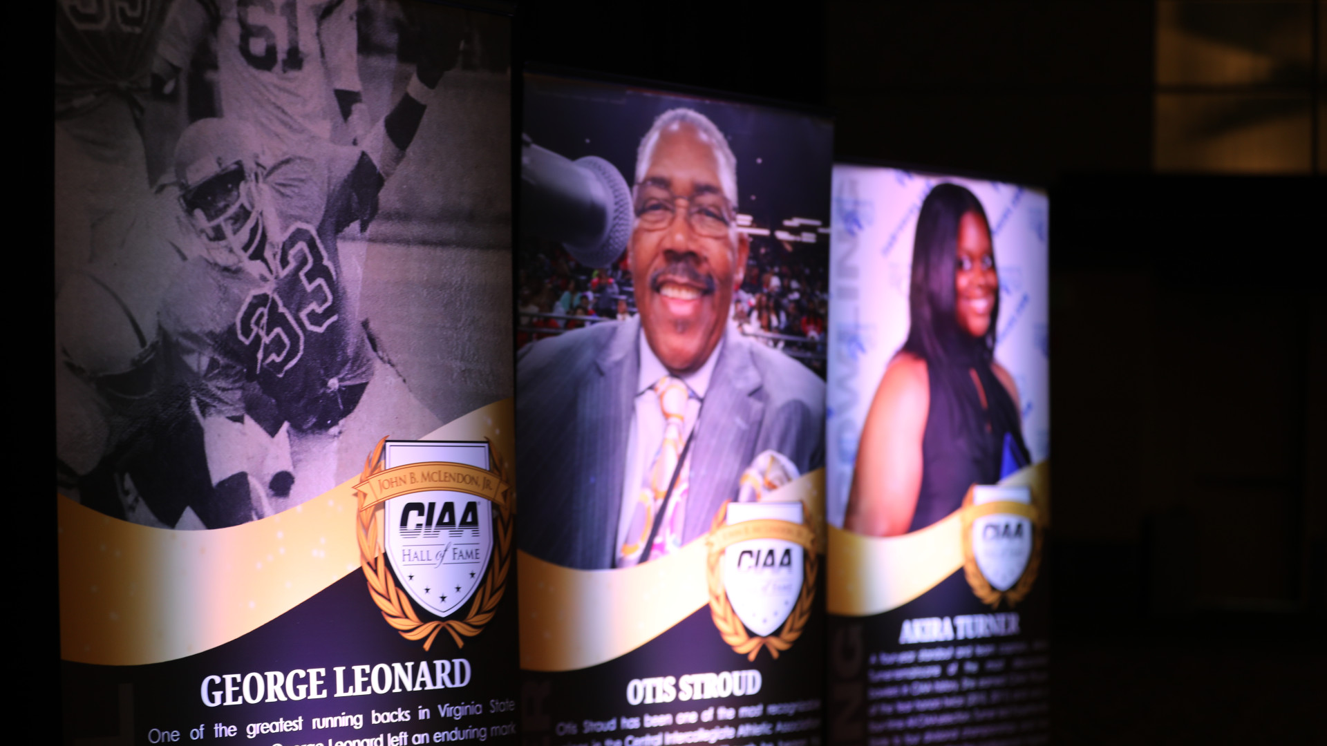 Photo display of 2026 CIAA Hall of Famers
