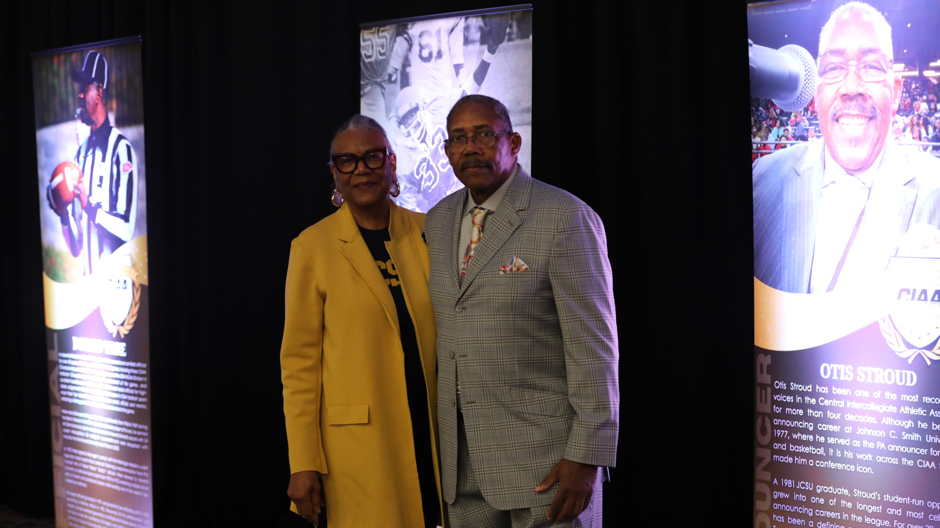 Stroud and Foy-Borroughs at the Hall of Fame Breakfast