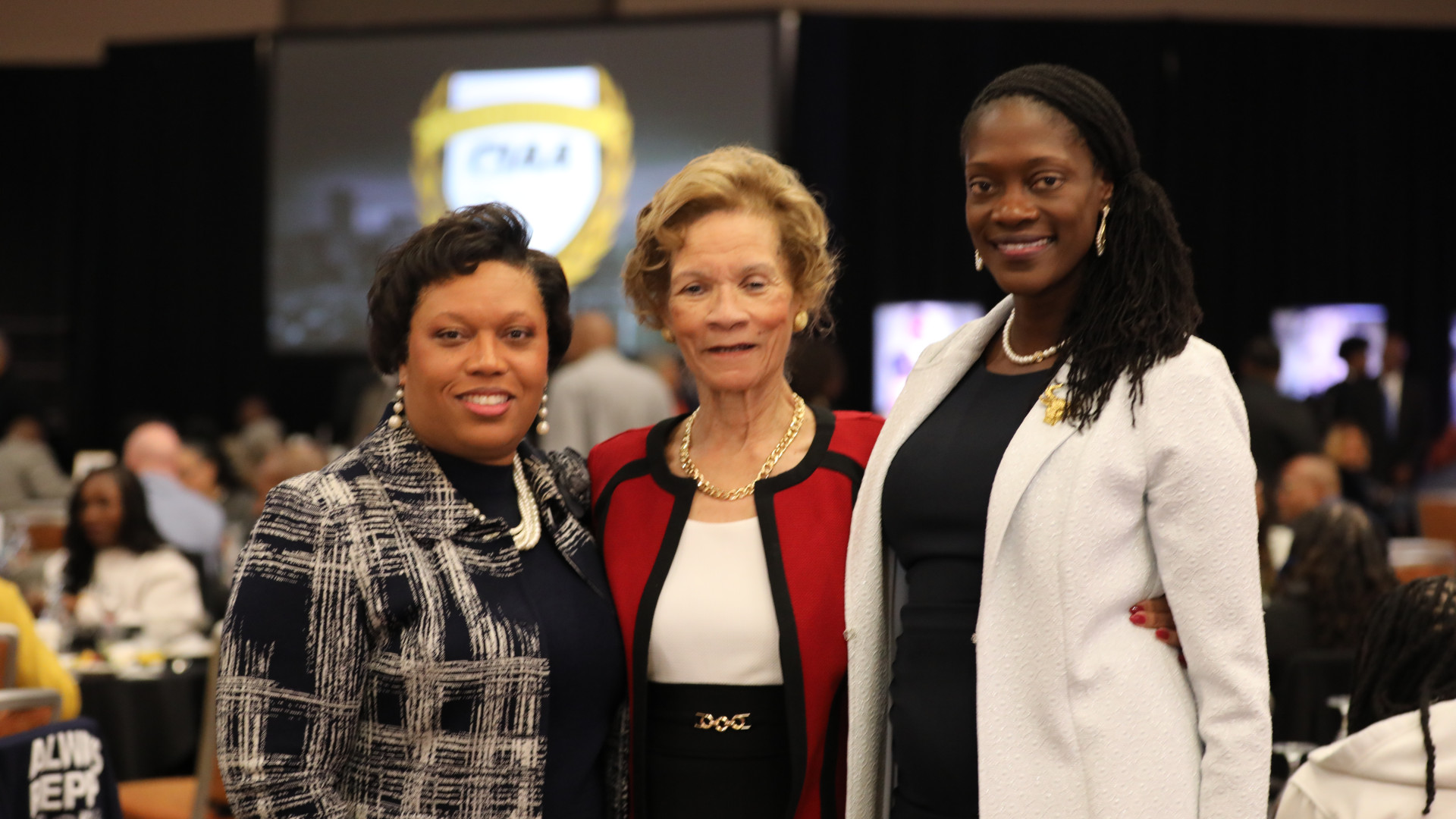 President Kinloch and Dr. Hendricks at CIAA Hall of Fame Breakfast