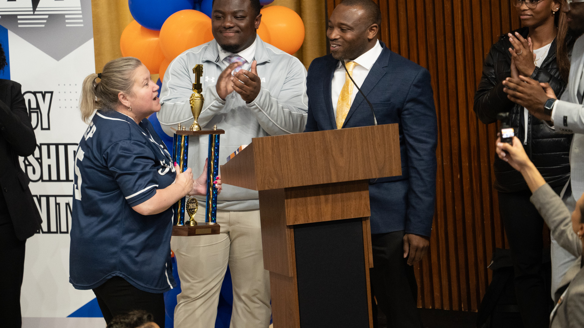 Trophy handed out at the event