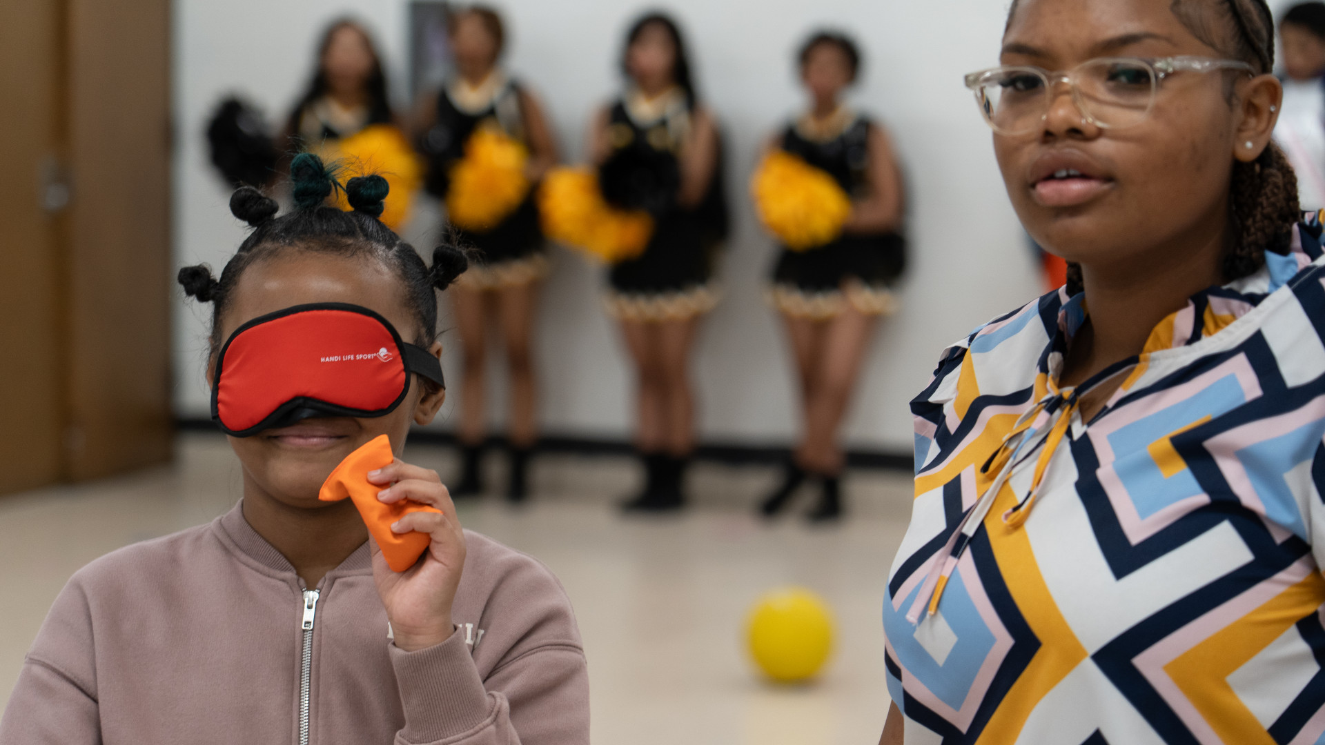 Kids participating in the event