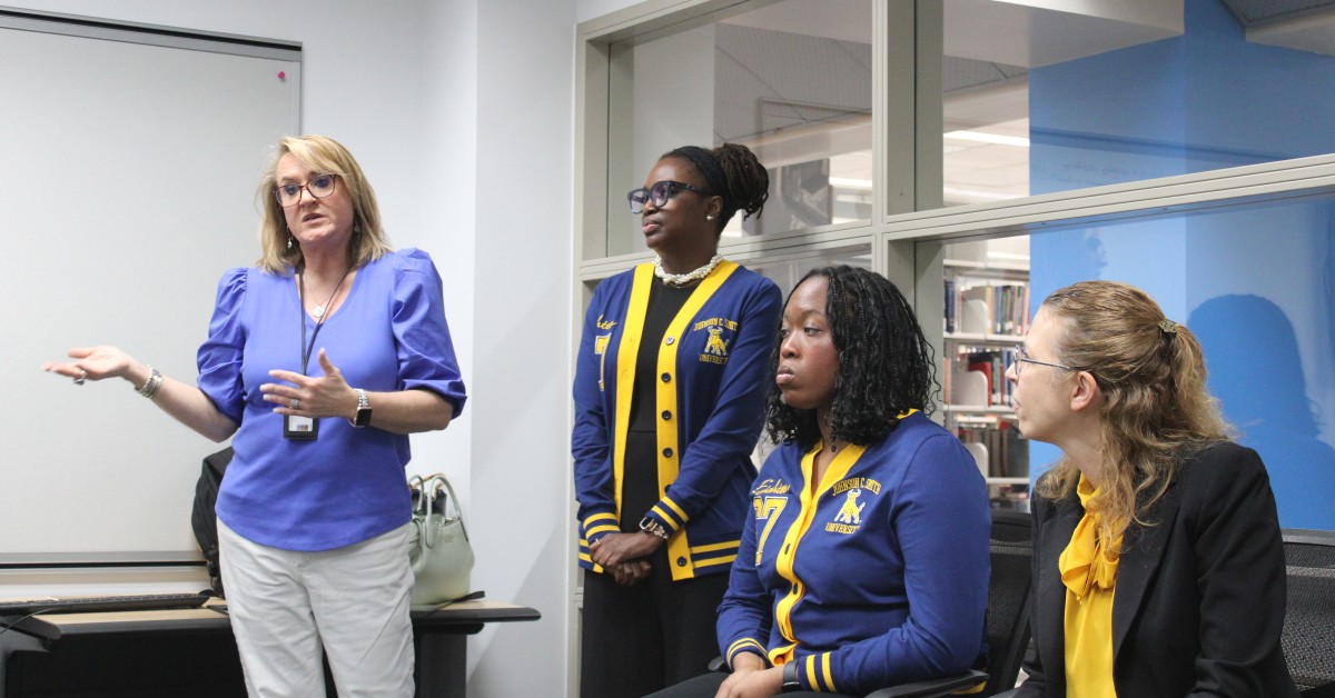 Students Faculty Expand Research on Reparations for JCSU Johnson C