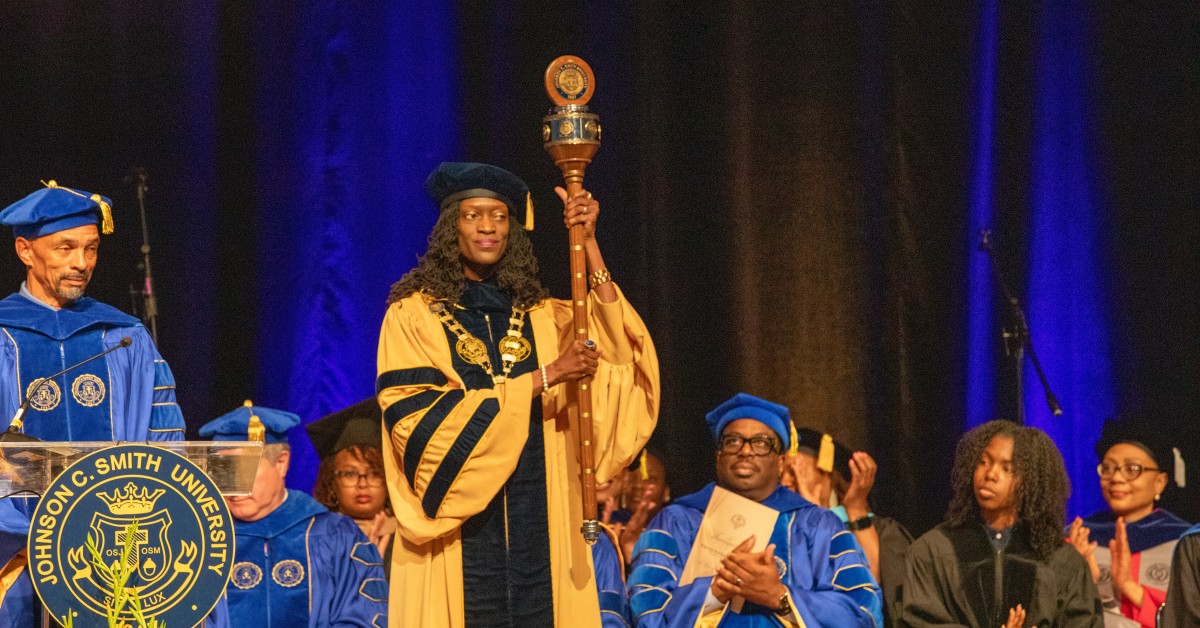 Dr Valerie Kinloch Officially Inaugurated as JCSU #39 s 15th President
